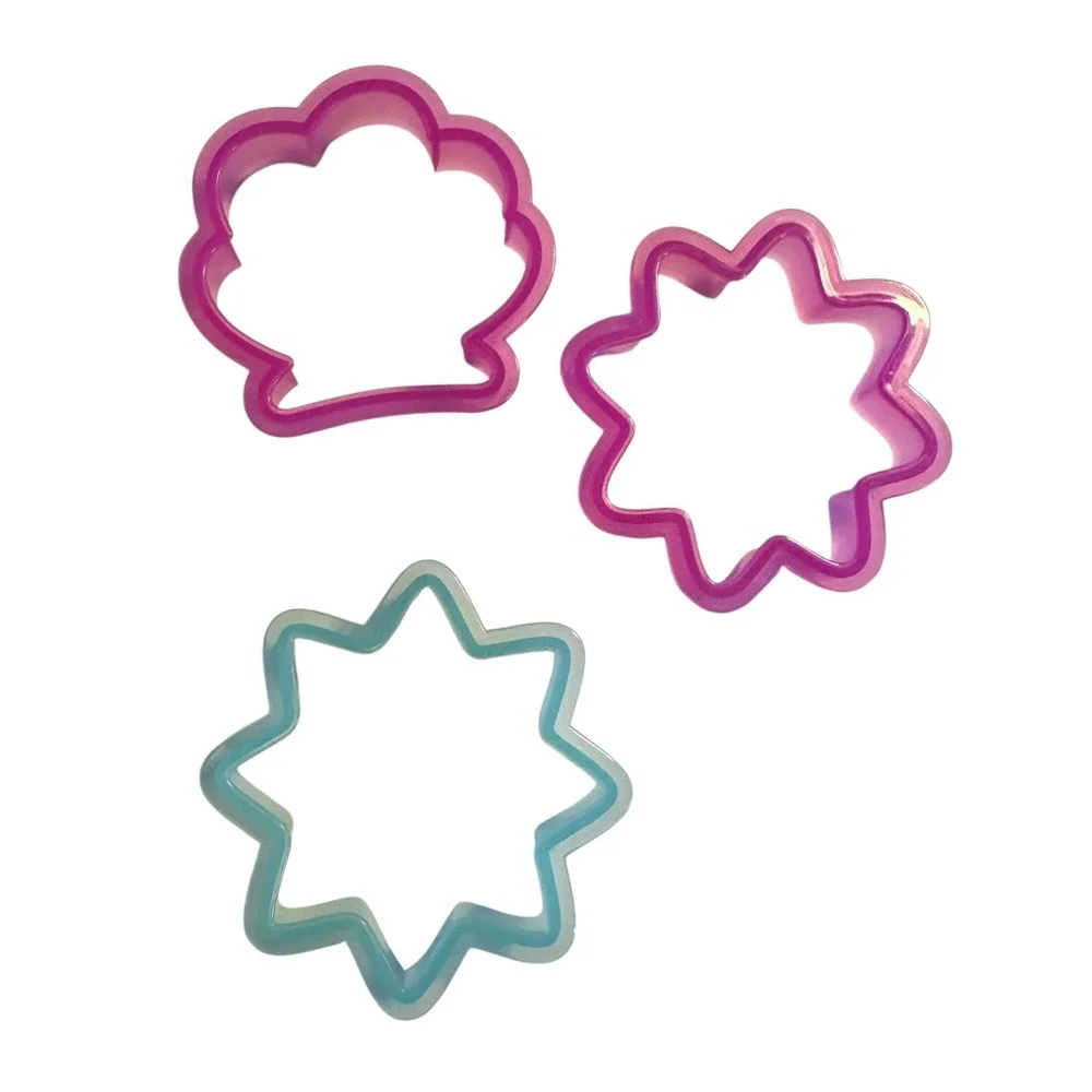 Sweet Sugarbelle Cookie Cutters Set‎ Cloud and Star Shapes Pink and Blue Baking
